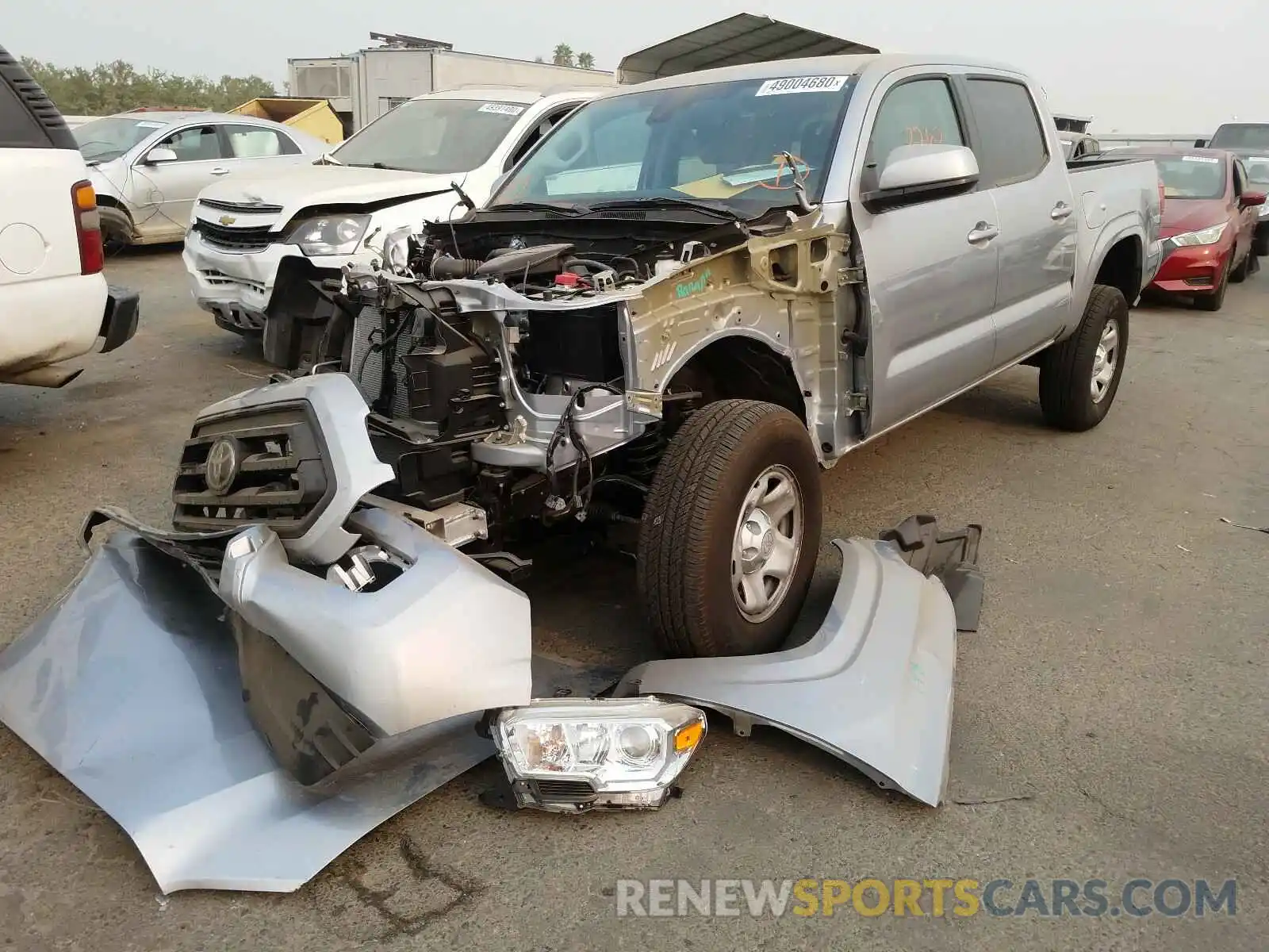 2 Photograph of a damaged car 5TFAX5GN4LX175068 TOYOTA TACOMA 2020