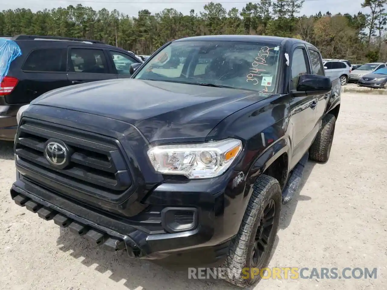 2 Photograph of a damaged car 5TFAX5GN4LX176172 TOYOTA TACOMA 2020