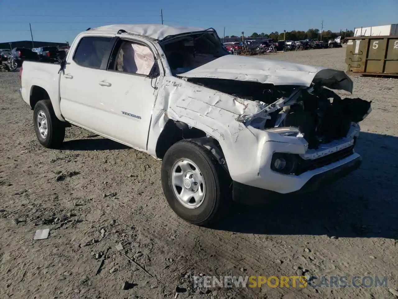 1 Photograph of a damaged car 5TFAX5GN4LX176513 TOYOTA TACOMA 2020