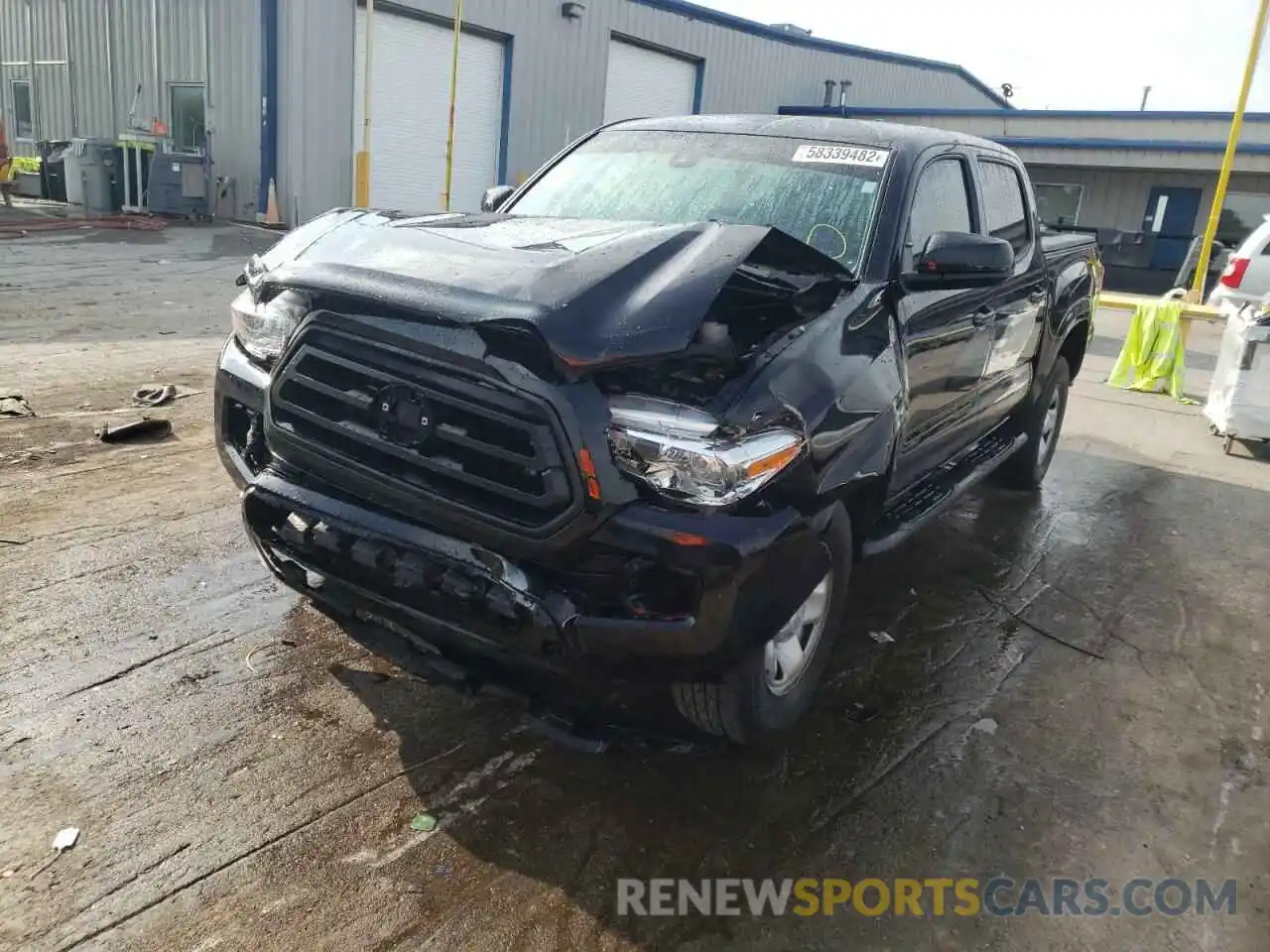 2 Photograph of a damaged car 5TFAX5GN4LX177788 TOYOTA TACOMA 2020