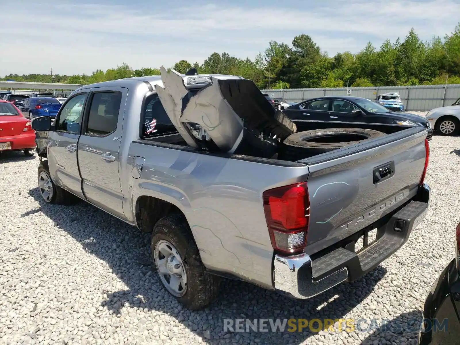 3 Photograph of a damaged car 5TFAX5GN4LX179301 TOYOTA TACOMA 2020