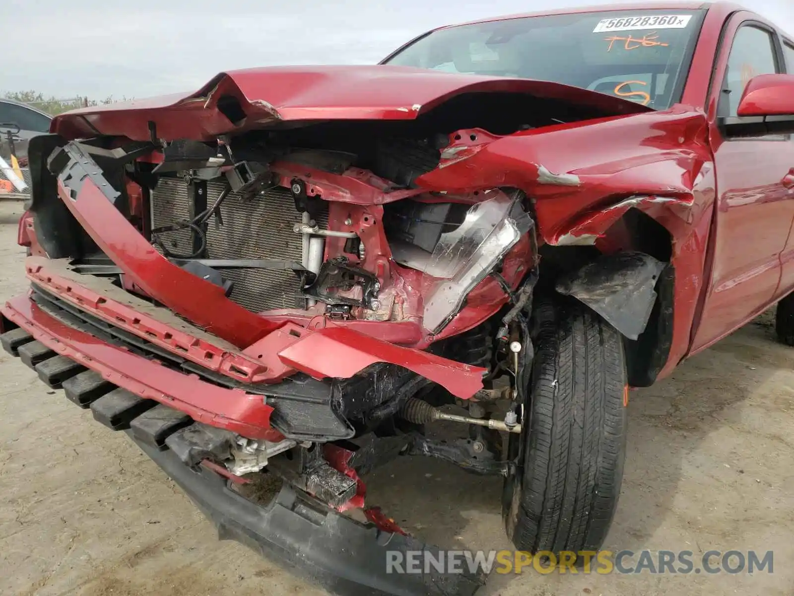 9 Photograph of a damaged car 5TFAX5GN4LX179623 TOYOTA TACOMA 2020