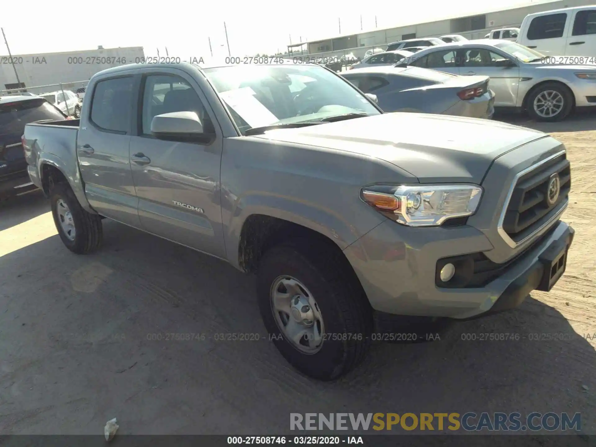 1 Photograph of a damaged car 5TFAX5GN4LX179721 TOYOTA TACOMA 2020