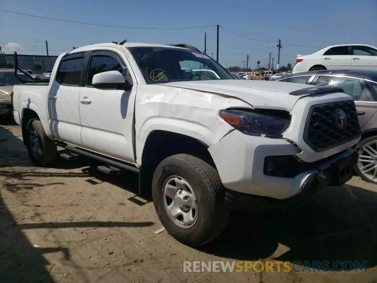 1 Photograph of a damaged car 5TFAX5GN4LX183879 TOYOTA TACOMA 2020