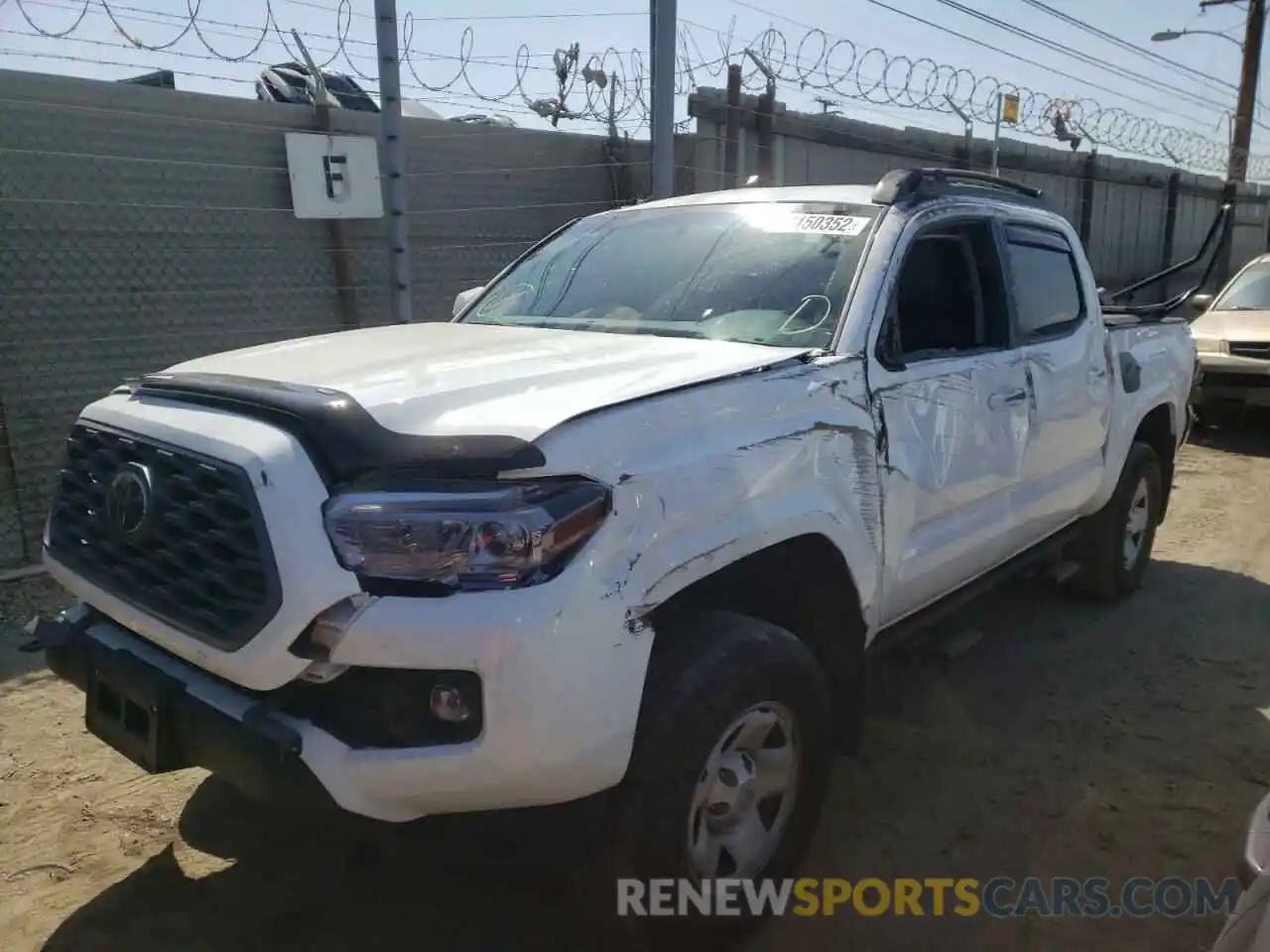 2 Photograph of a damaged car 5TFAX5GN4LX183879 TOYOTA TACOMA 2020