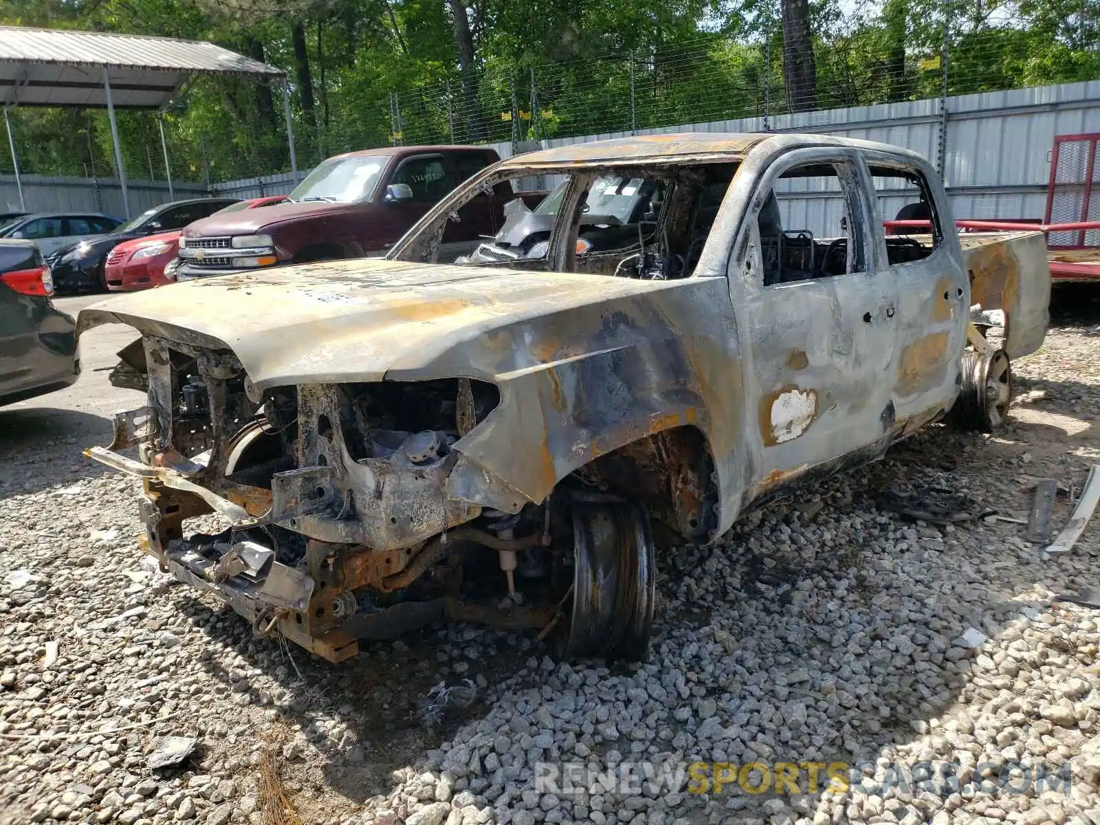 2 Photograph of a damaged car 5TFAX5GN4LX184501 TOYOTA TACOMA 2020