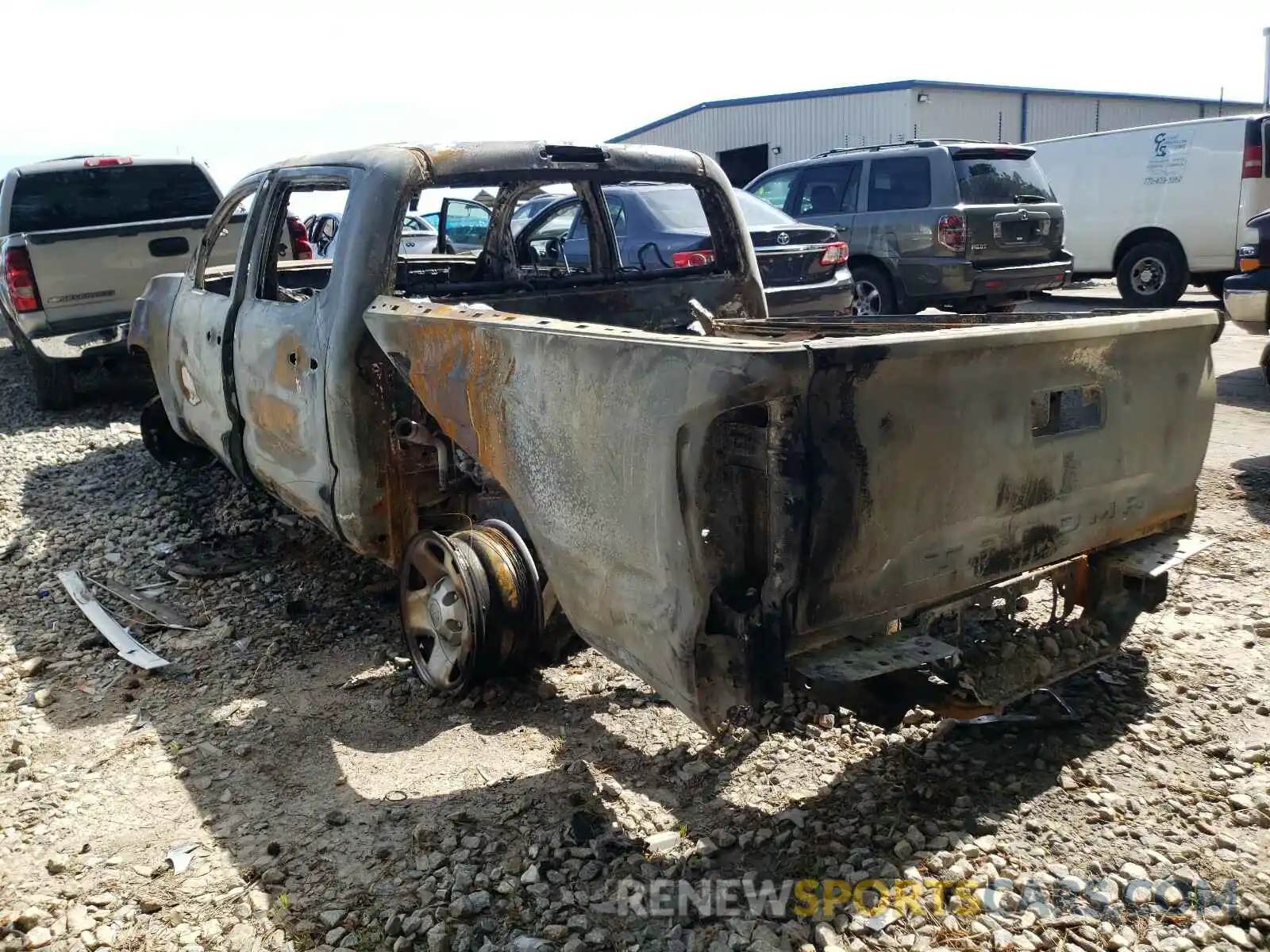 3 Photograph of a damaged car 5TFAX5GN4LX184501 TOYOTA TACOMA 2020