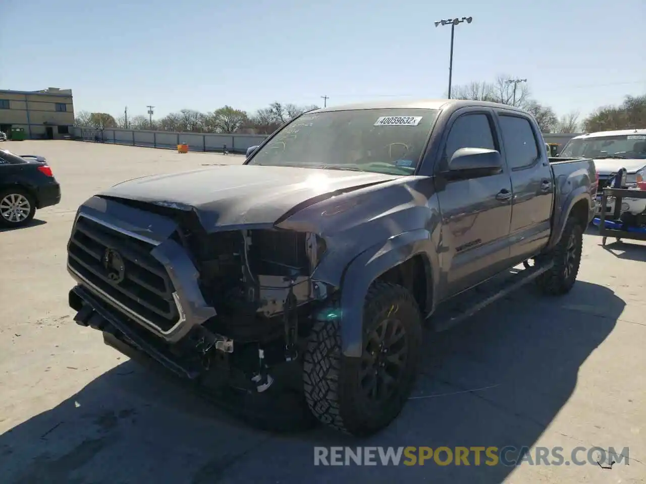 2 Photograph of a damaged car 5TFAX5GN4LX187463 TOYOTA TACOMA 2020