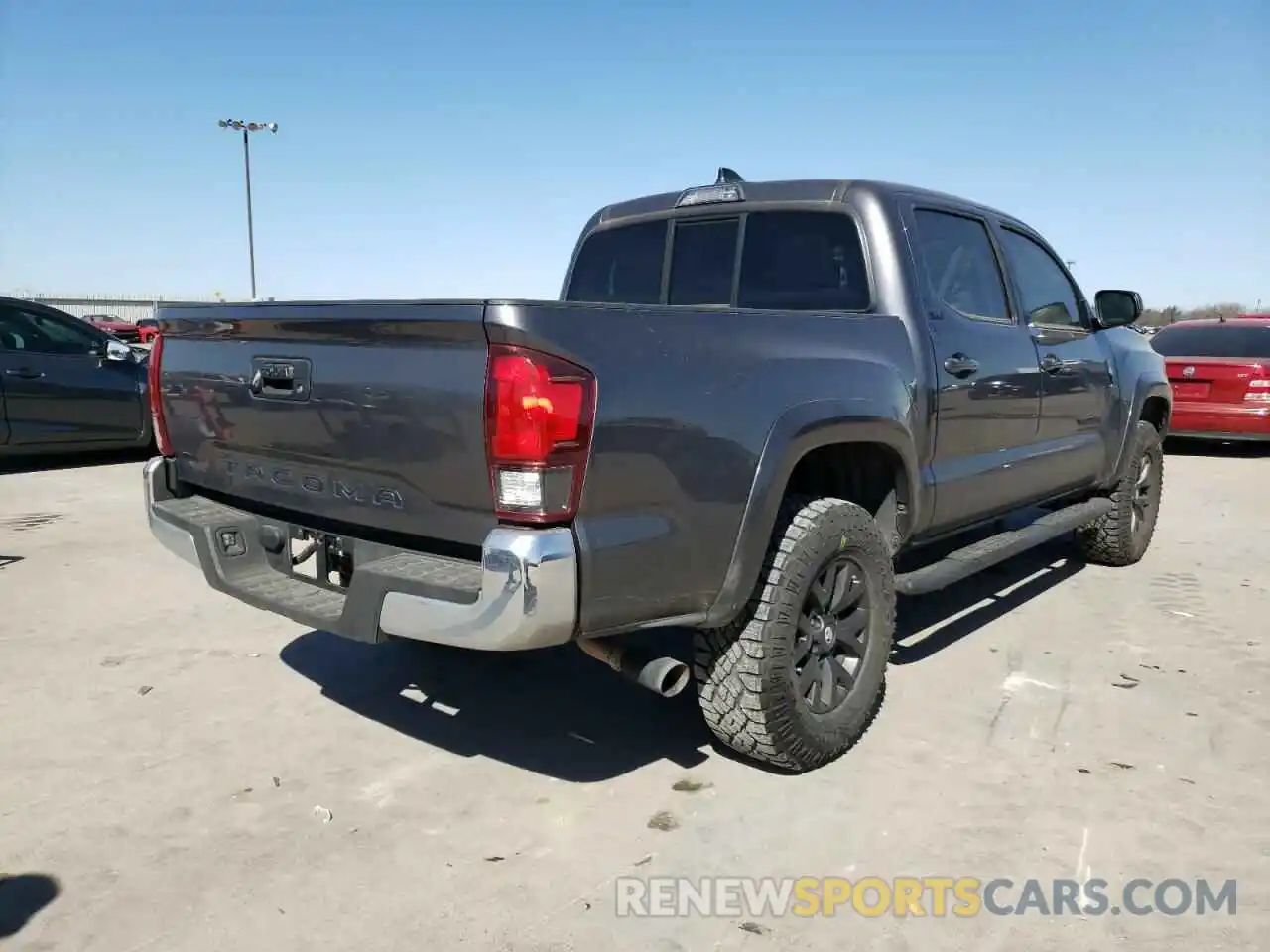 4 Photograph of a damaged car 5TFAX5GN4LX187463 TOYOTA TACOMA 2020