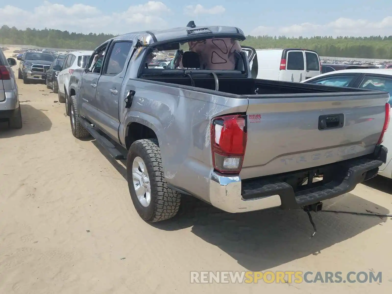 3 Photograph of a damaged car 5TFAX5GN5LX165374 TOYOTA TACOMA 2020