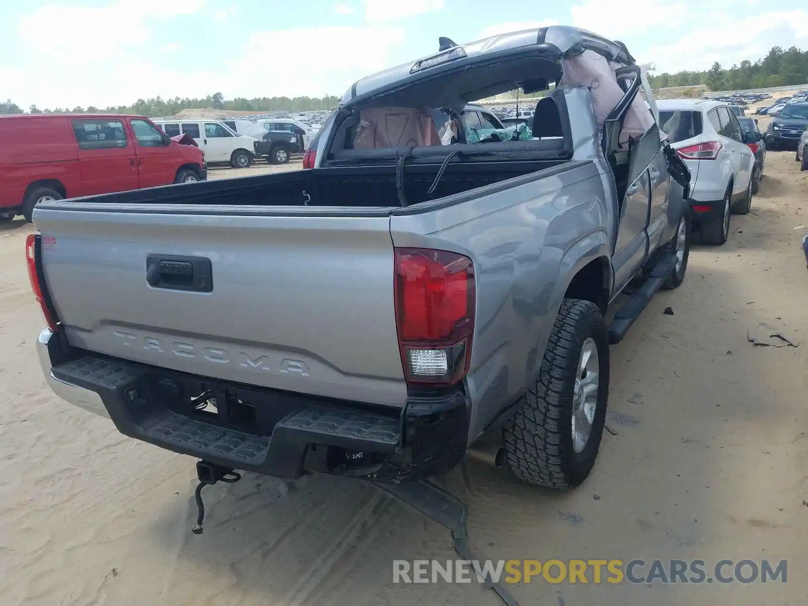 4 Photograph of a damaged car 5TFAX5GN5LX165374 TOYOTA TACOMA 2020