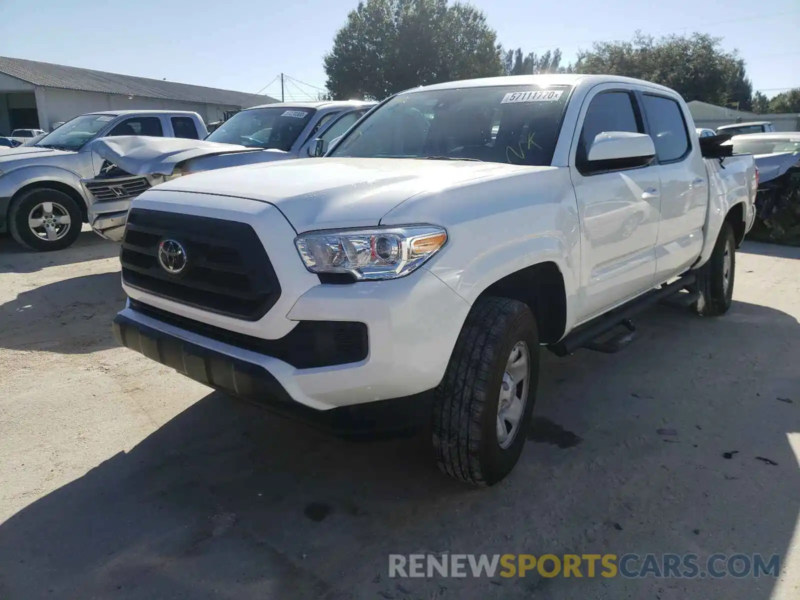 2 Photograph of a damaged car 5TFAX5GN5LX168436 TOYOTA TACOMA 2020