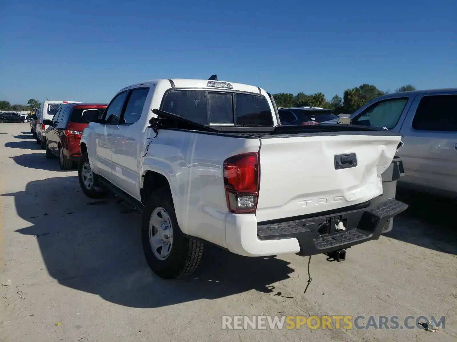 3 Photograph of a damaged car 5TFAX5GN5LX168436 TOYOTA TACOMA 2020