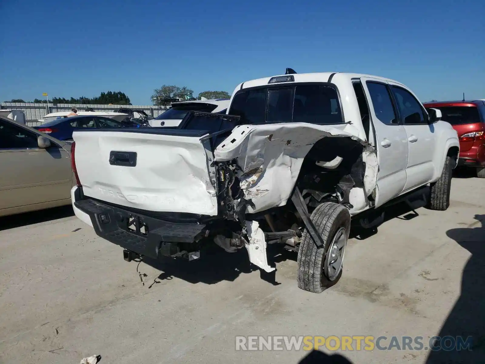 4 Photograph of a damaged car 5TFAX5GN5LX168436 TOYOTA TACOMA 2020