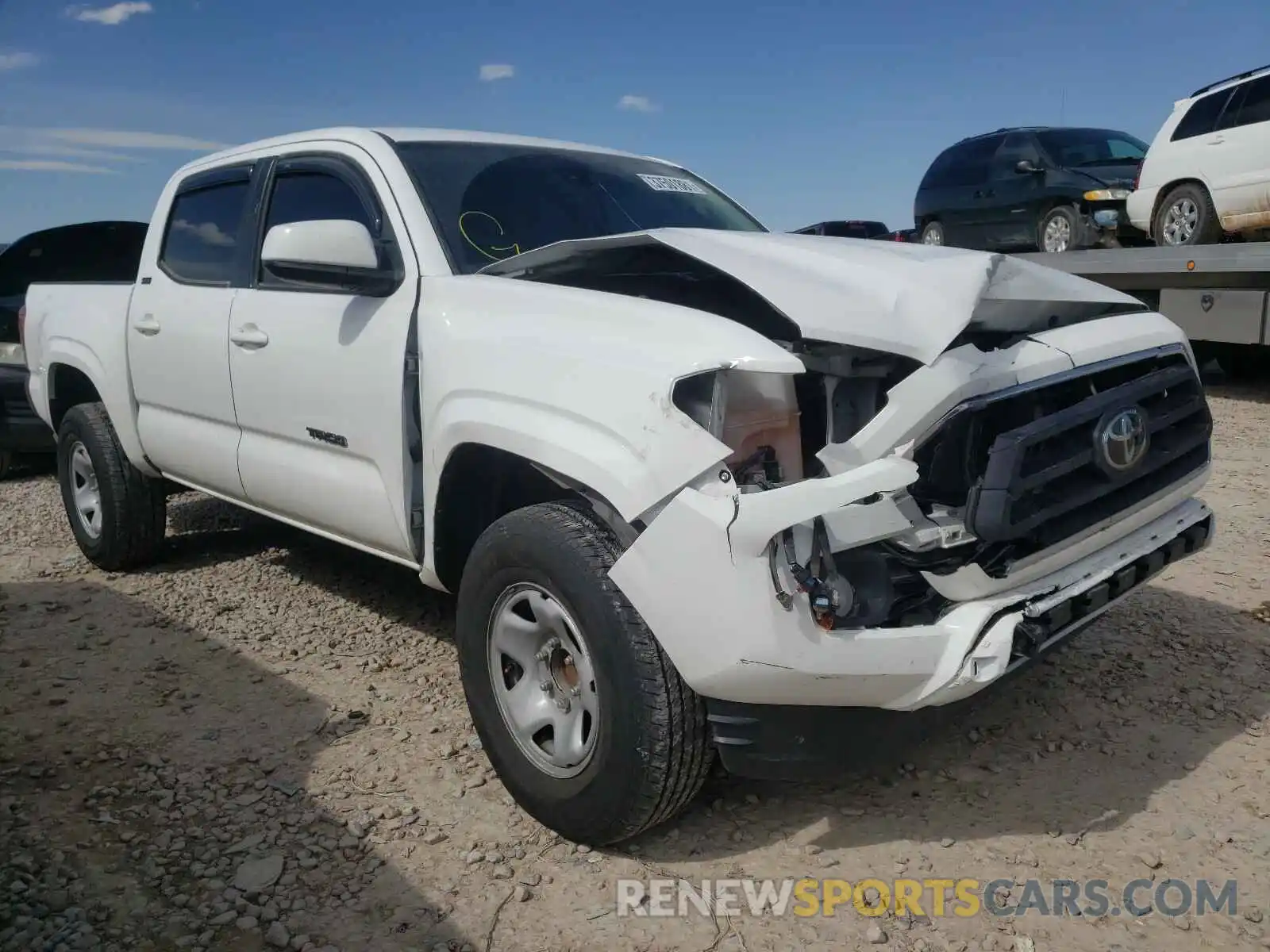 1 Photograph of a damaged car 5TFAX5GN5LX168601 TOYOTA TACOMA 2020