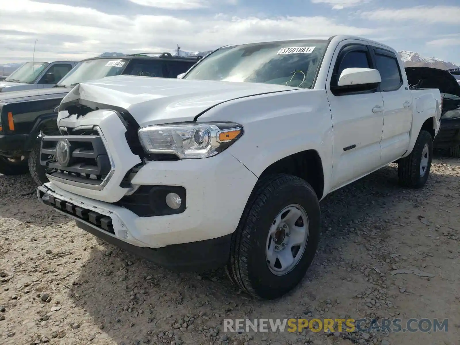 2 Photograph of a damaged car 5TFAX5GN5LX168601 TOYOTA TACOMA 2020