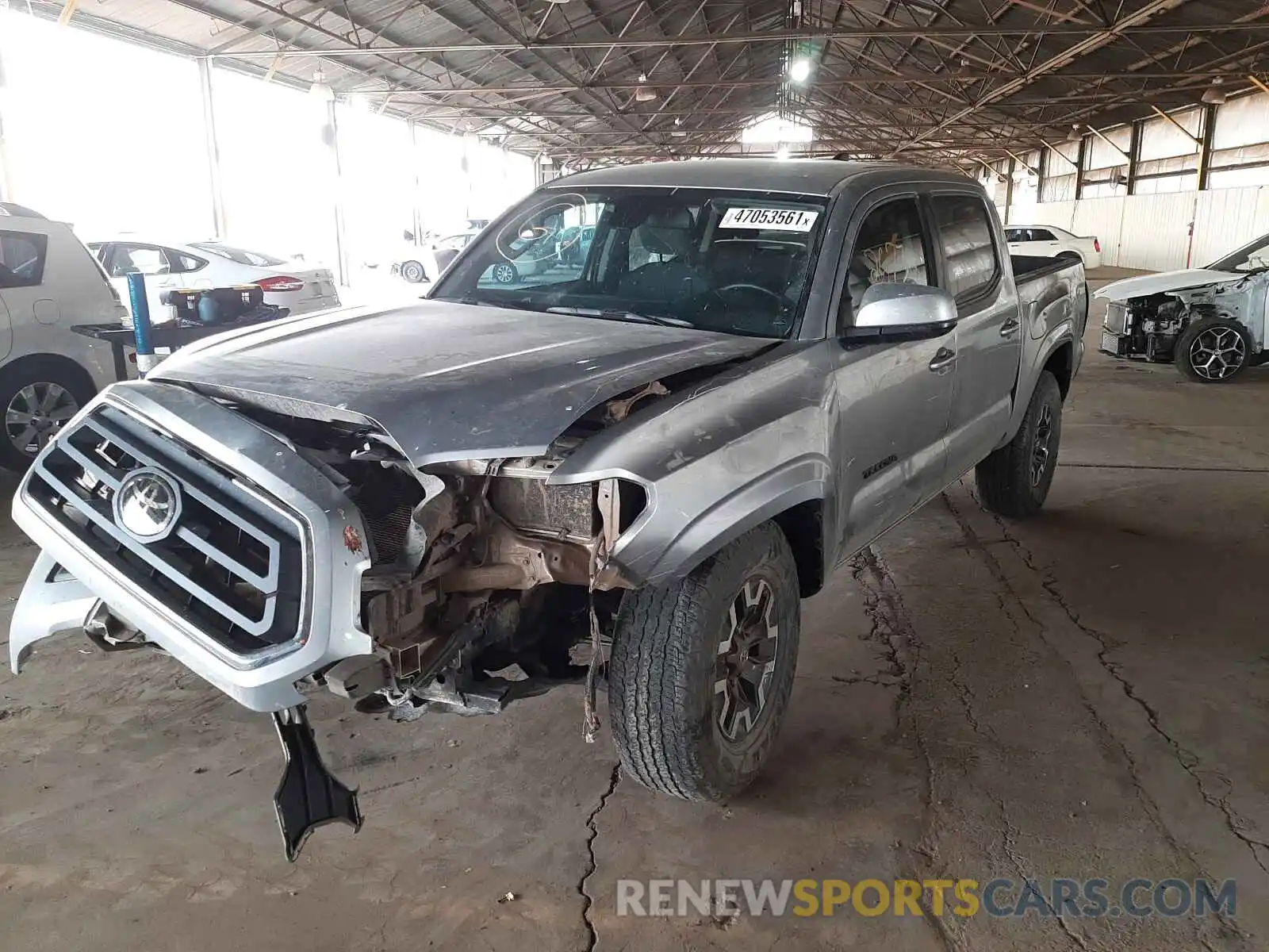 2 Photograph of a damaged car 5TFAX5GN5LX169411 TOYOTA TACOMA 2020