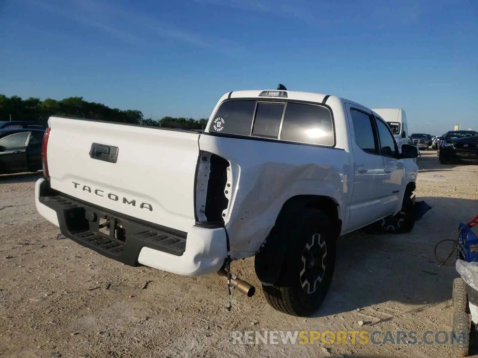 4 Photograph of a damaged car 5TFAX5GN5LX169957 TOYOTA TACOMA 2020