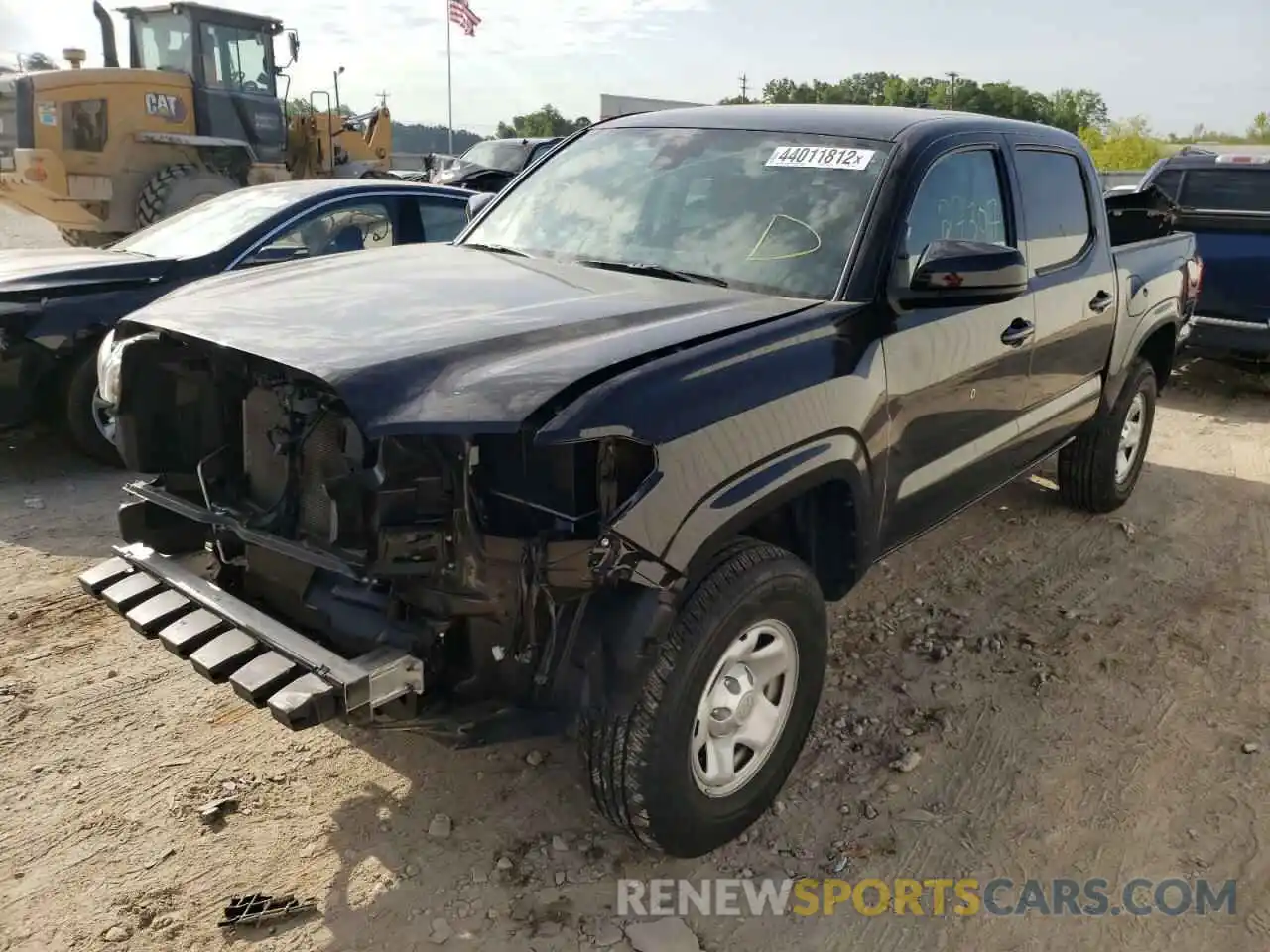 2 Photograph of a damaged car 5TFAX5GN5LX170008 TOYOTA TACOMA 2020