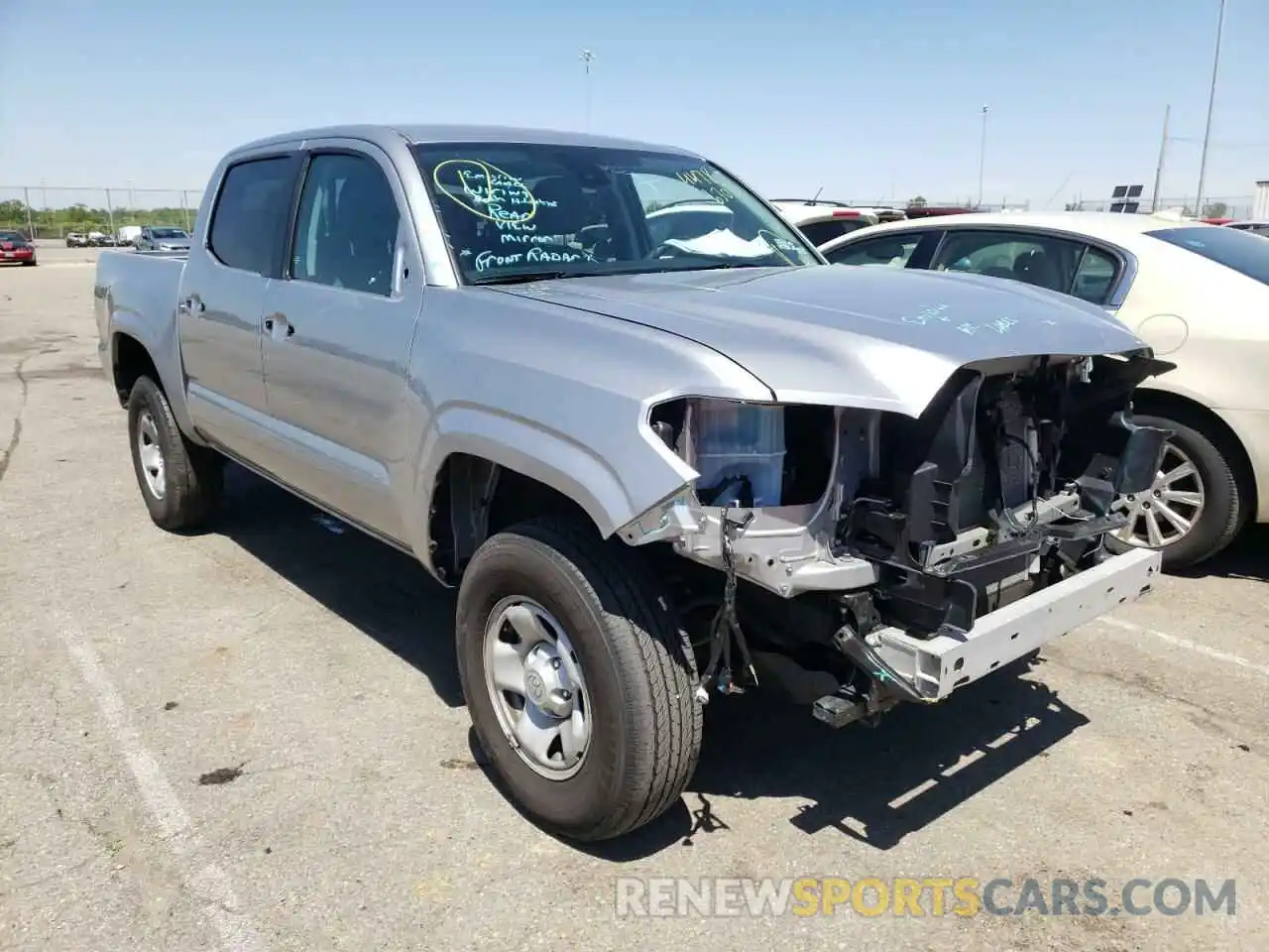 1 Photograph of a damaged car 5TFAX5GN5LX170591 TOYOTA TACOMA 2020