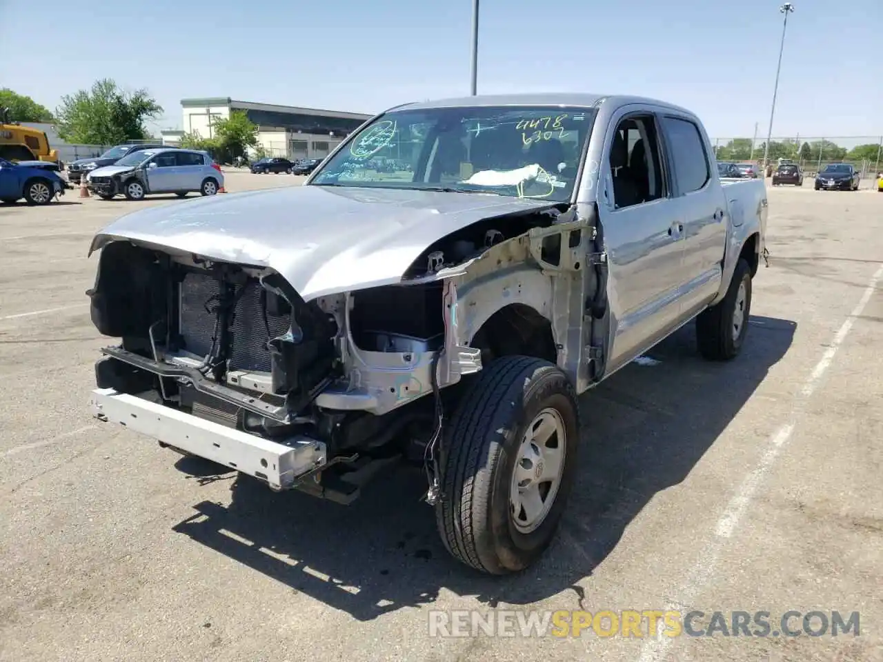 2 Photograph of a damaged car 5TFAX5GN5LX170591 TOYOTA TACOMA 2020