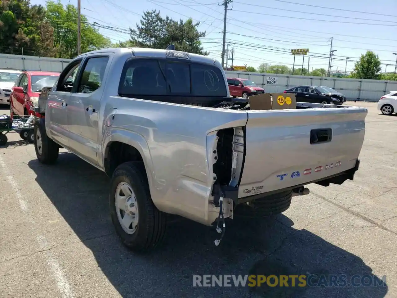 3 Photograph of a damaged car 5TFAX5GN5LX170591 TOYOTA TACOMA 2020