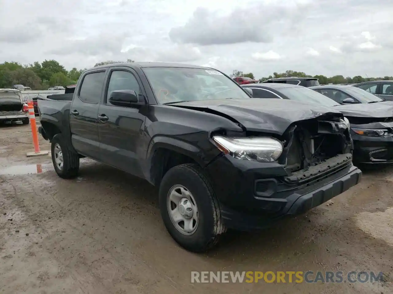 1 Photograph of a damaged car 5TFAX5GN5LX171787 TOYOTA TACOMA 2020