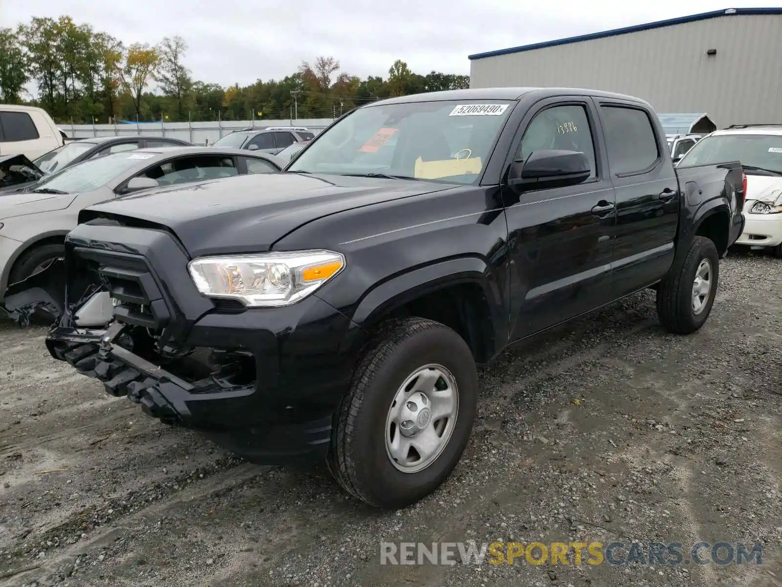 2 Photograph of a damaged car 5TFAX5GN5LX171983 TOYOTA TACOMA 2020