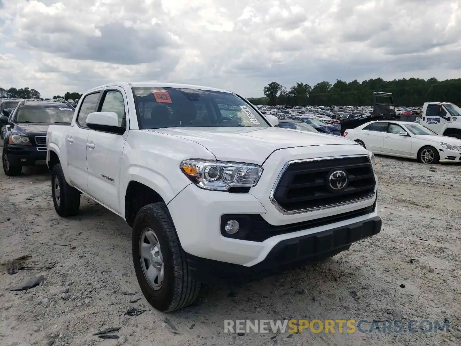 1 Photograph of a damaged car 5TFAX5GN5LX172843 TOYOTA TACOMA 2020