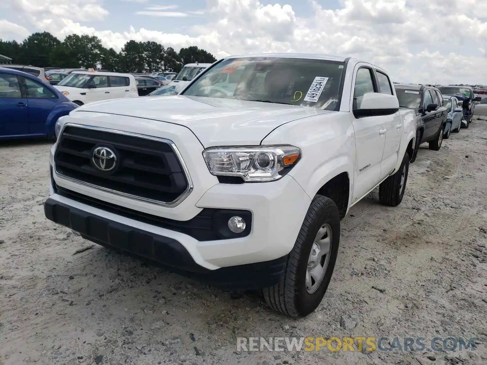 2 Photograph of a damaged car 5TFAX5GN5LX172843 TOYOTA TACOMA 2020