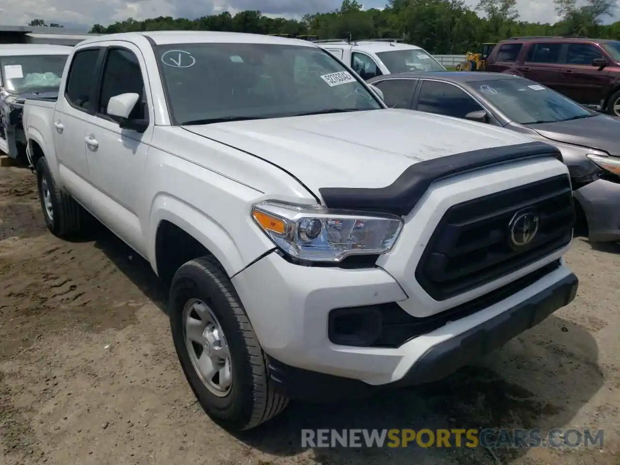 1 Photograph of a damaged car 5TFAX5GN5LX174219 TOYOTA TACOMA 2020