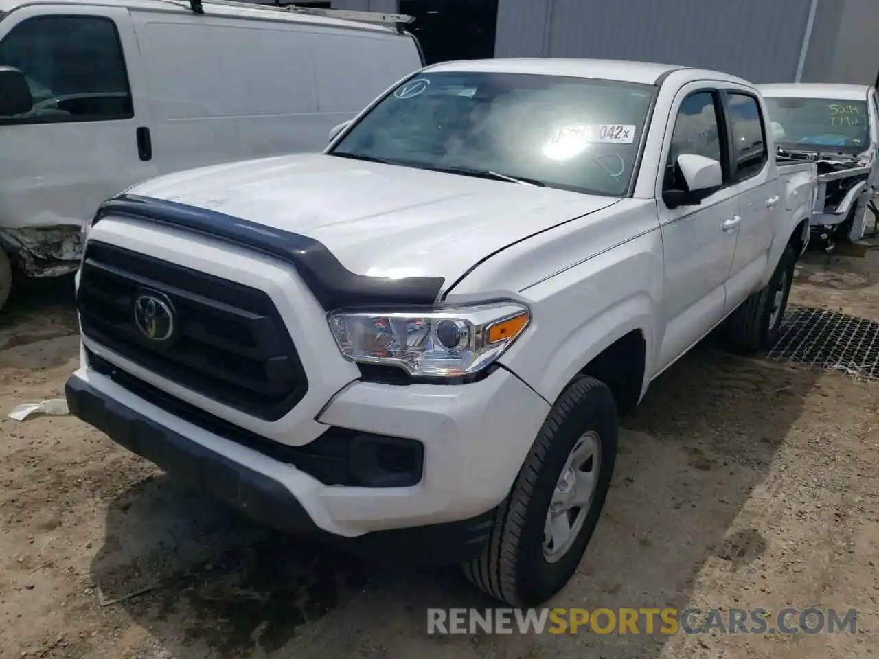 2 Photograph of a damaged car 5TFAX5GN5LX174219 TOYOTA TACOMA 2020