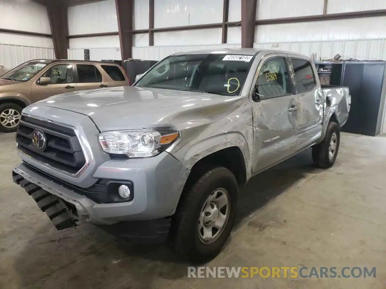 2 Photograph of a damaged car 5TFAX5GN5LX176598 TOYOTA TACOMA 2020