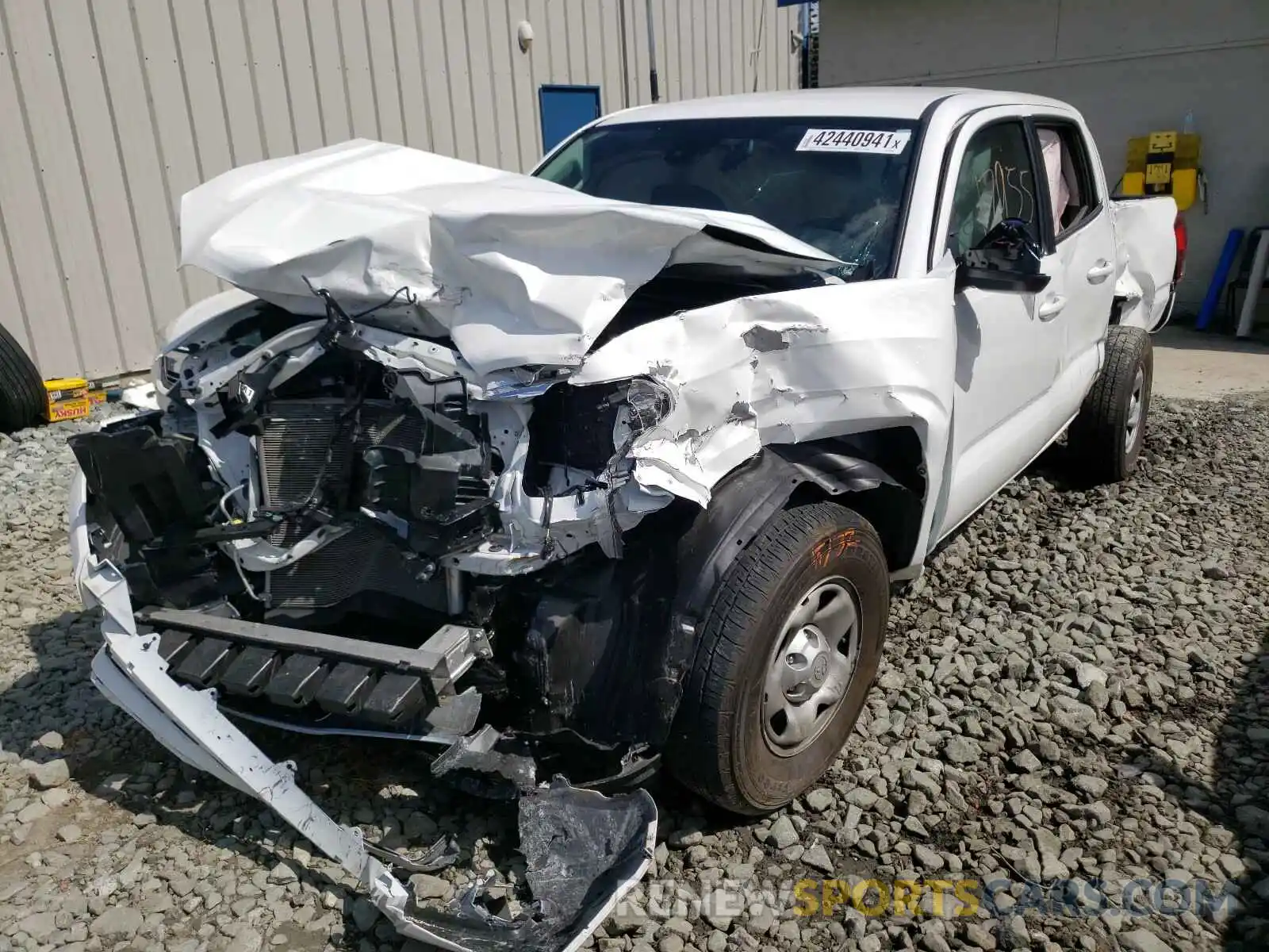 2 Photograph of a damaged car 5TFAX5GN5LX177900 TOYOTA TACOMA 2020