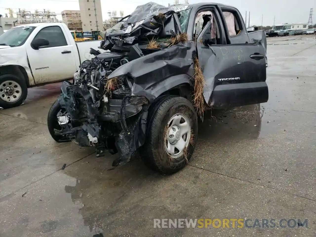 2 Photograph of a damaged car 5TFAX5GN5LX180960 TOYOTA TACOMA 2020