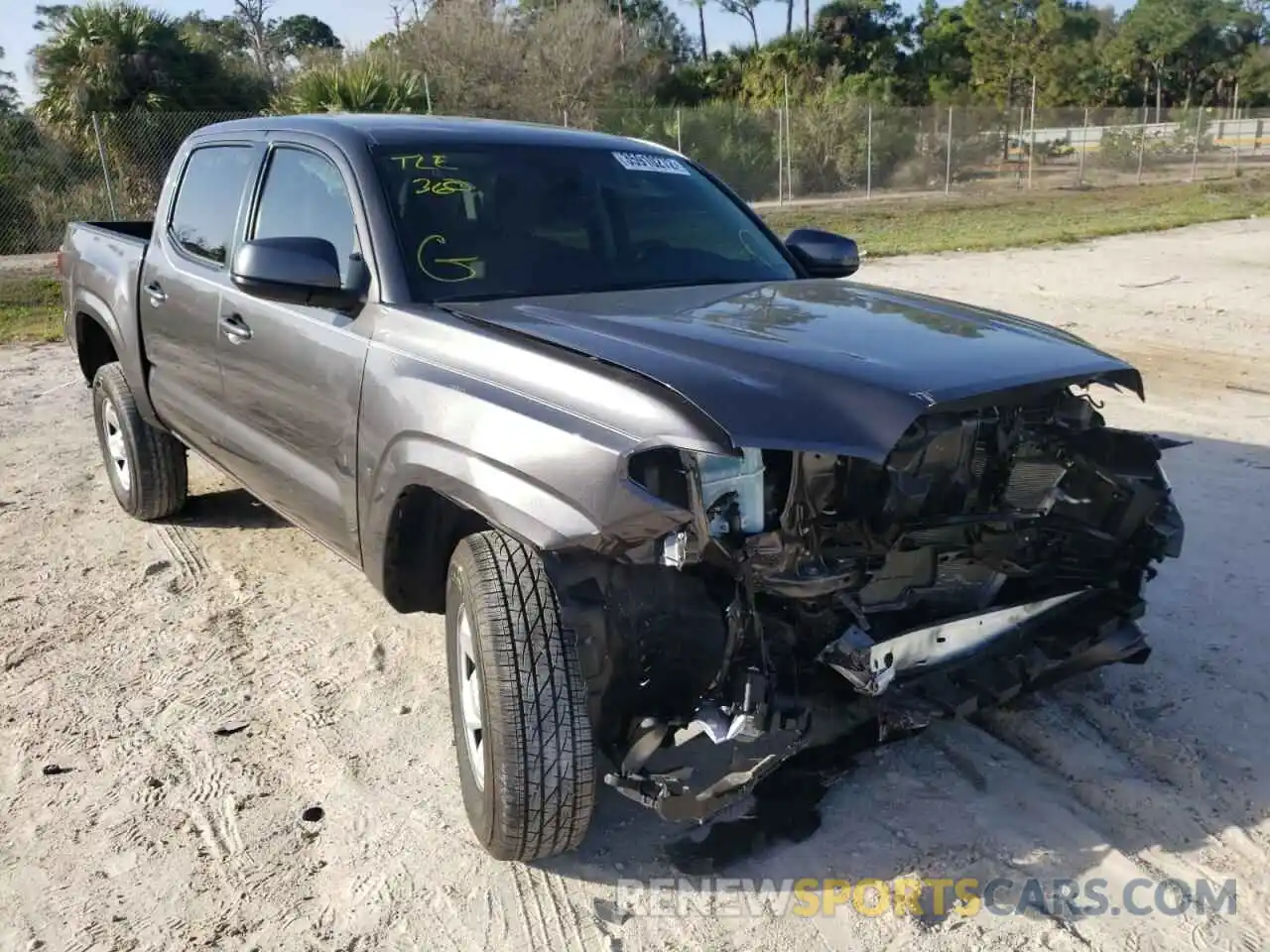 1 Photograph of a damaged car 5TFAX5GN5LX181638 TOYOTA TACOMA 2020