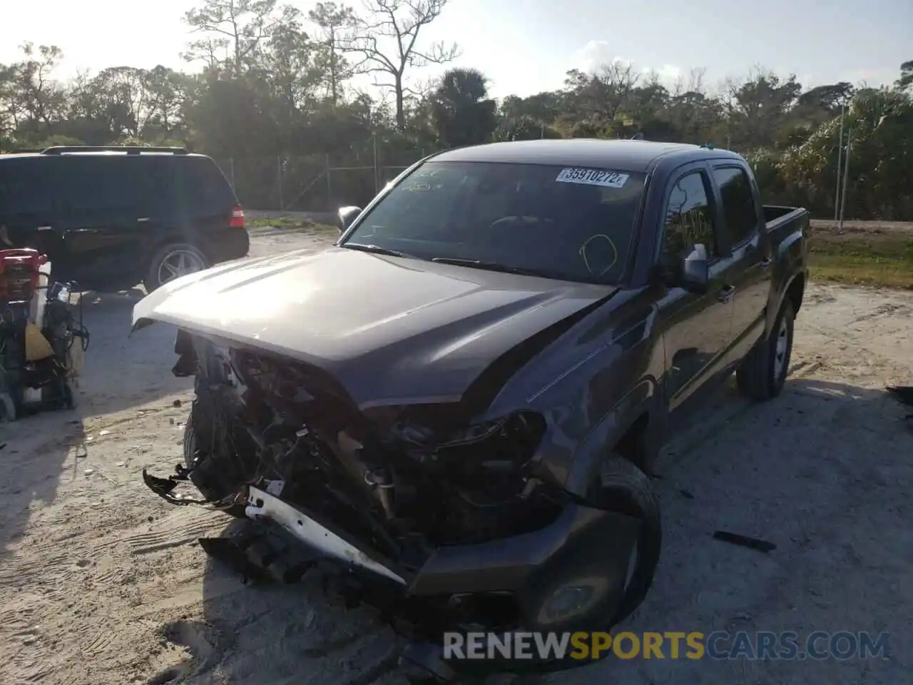 2 Photograph of a damaged car 5TFAX5GN5LX181638 TOYOTA TACOMA 2020