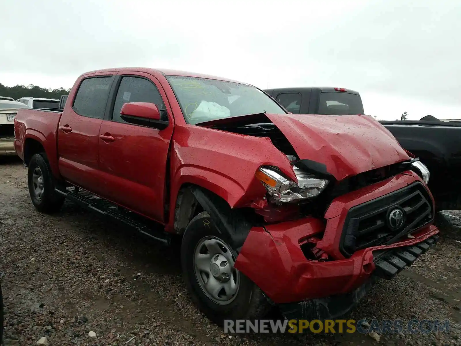 1 Photograph of a damaged car 5TFAX5GN5LX182482 TOYOTA TACOMA 2020