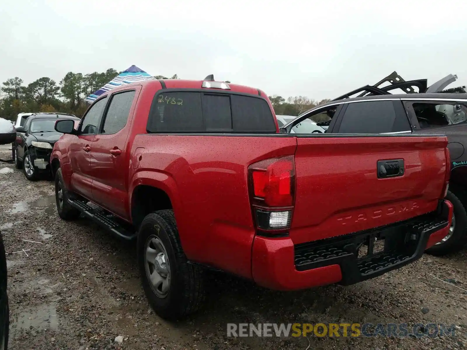 3 Photograph of a damaged car 5TFAX5GN5LX182482 TOYOTA TACOMA 2020