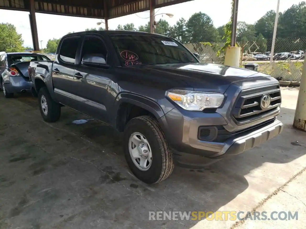 1 Photograph of a damaged car 5TFAX5GN5LX184880 TOYOTA TACOMA 2020