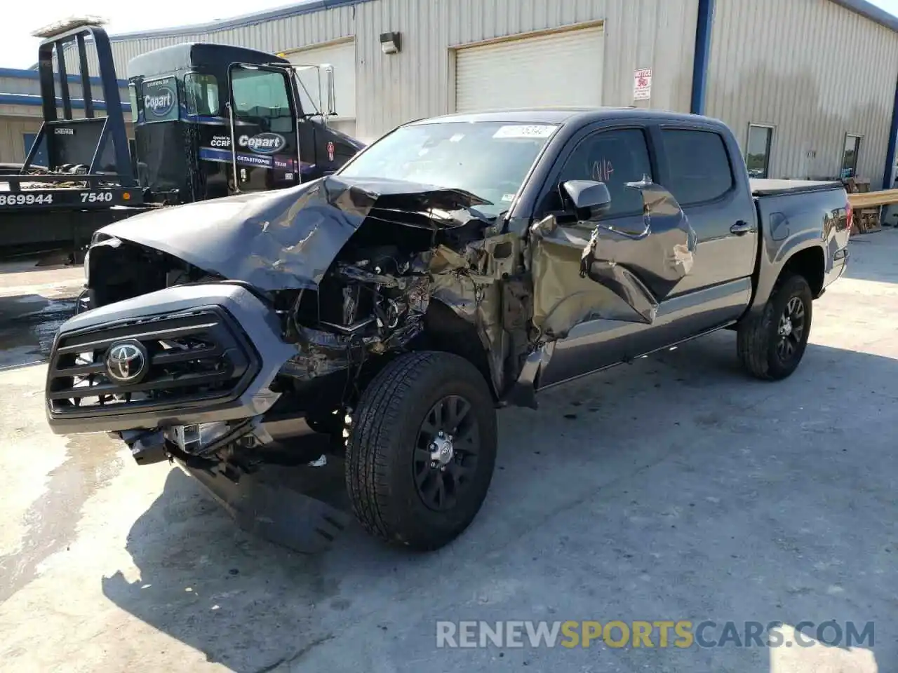 2 Photograph of a damaged car 5TFAX5GN5LX186628 TOYOTA TACOMA 2020