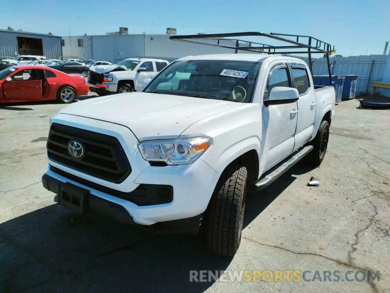 2 Photograph of a damaged car 5TFAX5GN5LX187097 TOYOTA TACOMA 2020