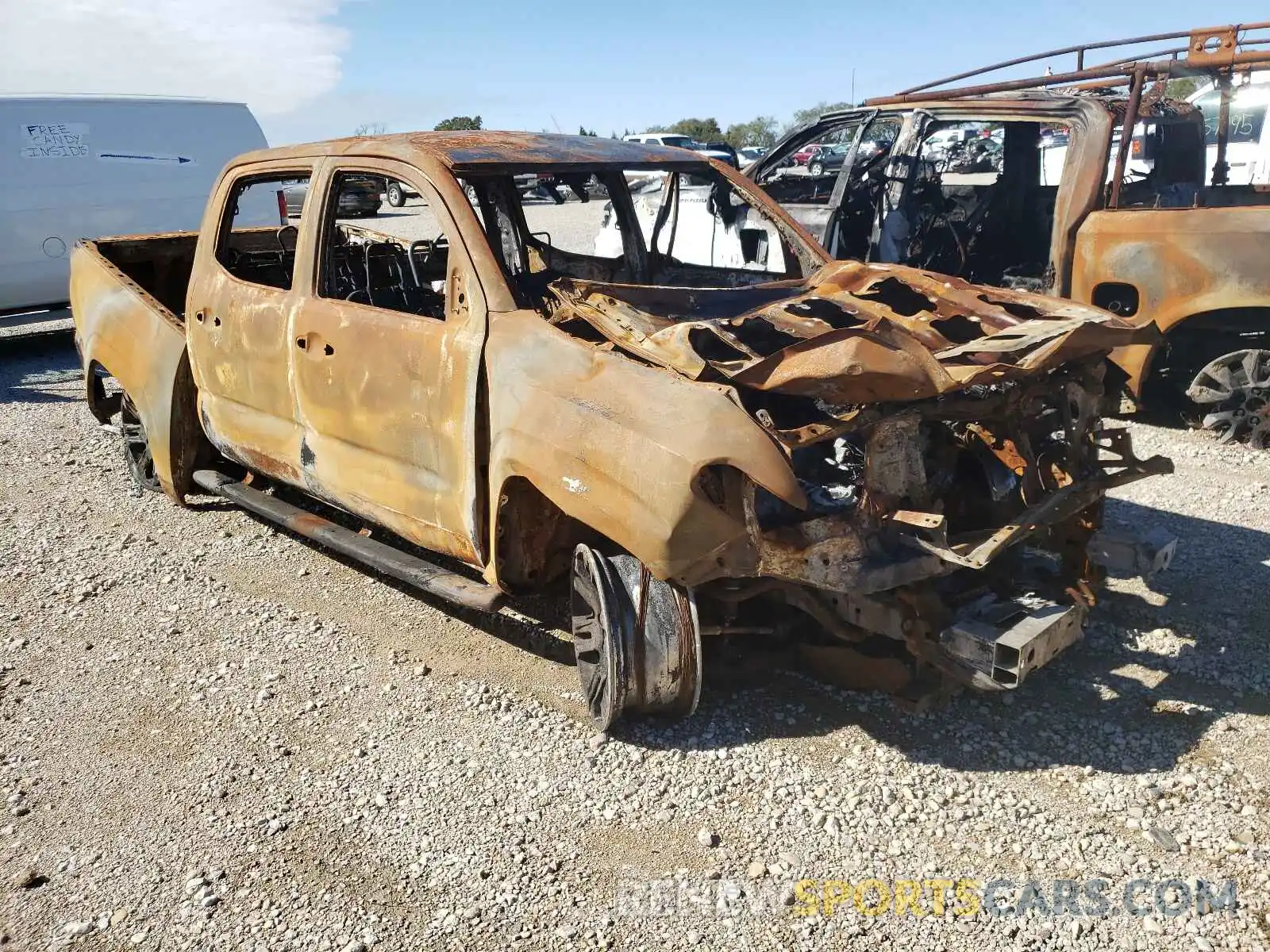 1 Photograph of a damaged car 5TFAX5GN5LX188279 TOYOTA TACOMA 2020