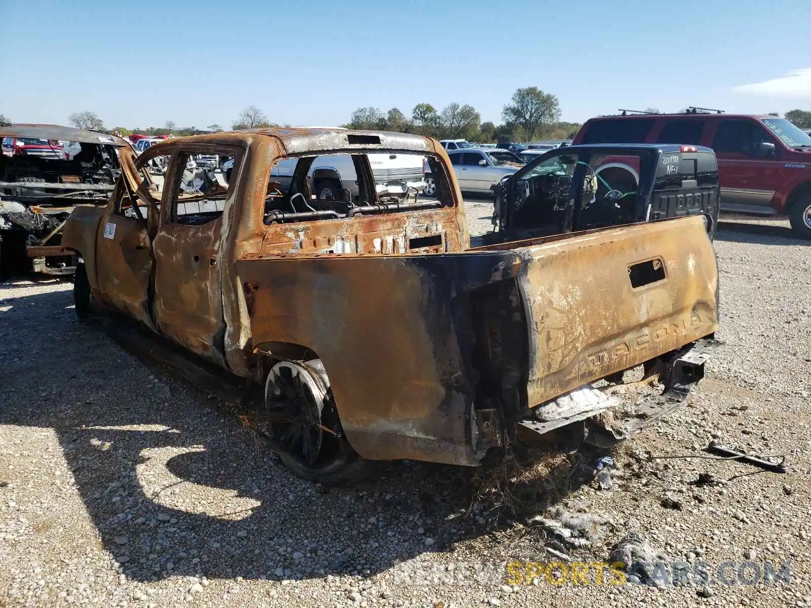 3 Photograph of a damaged car 5TFAX5GN5LX188279 TOYOTA TACOMA 2020