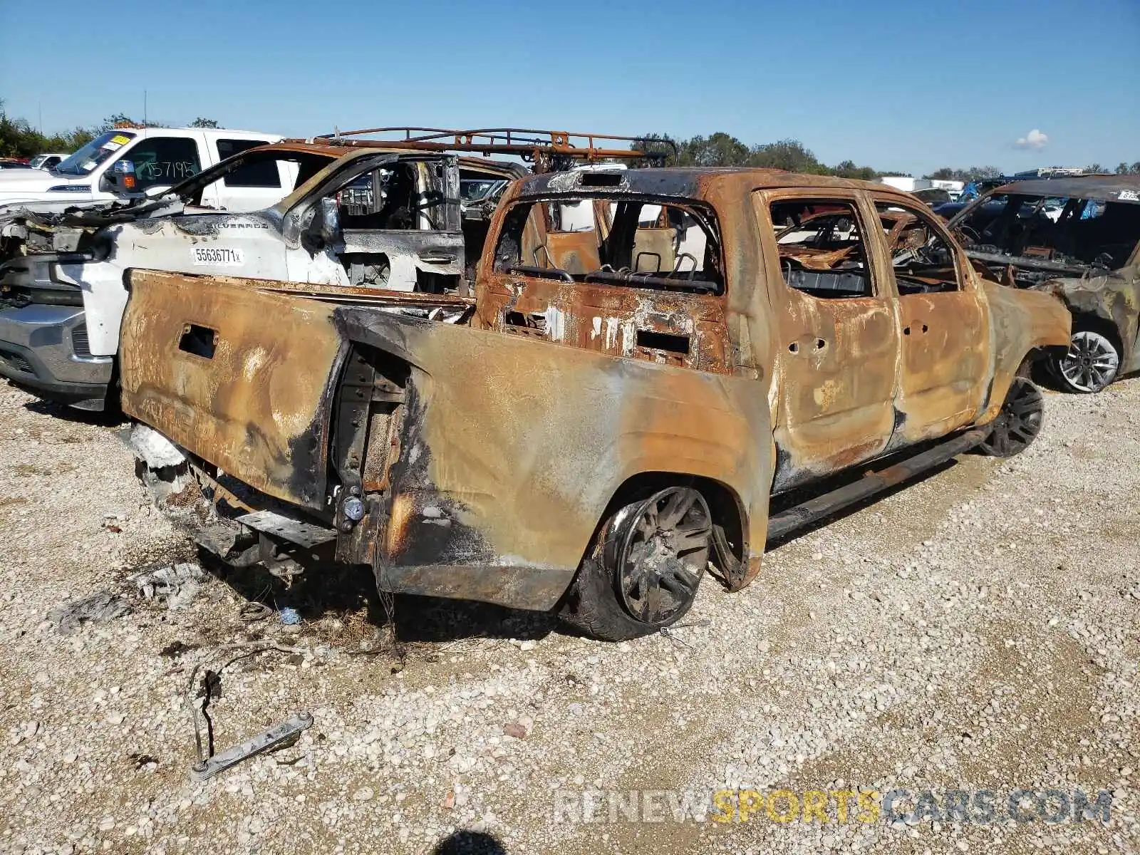 4 Photograph of a damaged car 5TFAX5GN5LX188279 TOYOTA TACOMA 2020