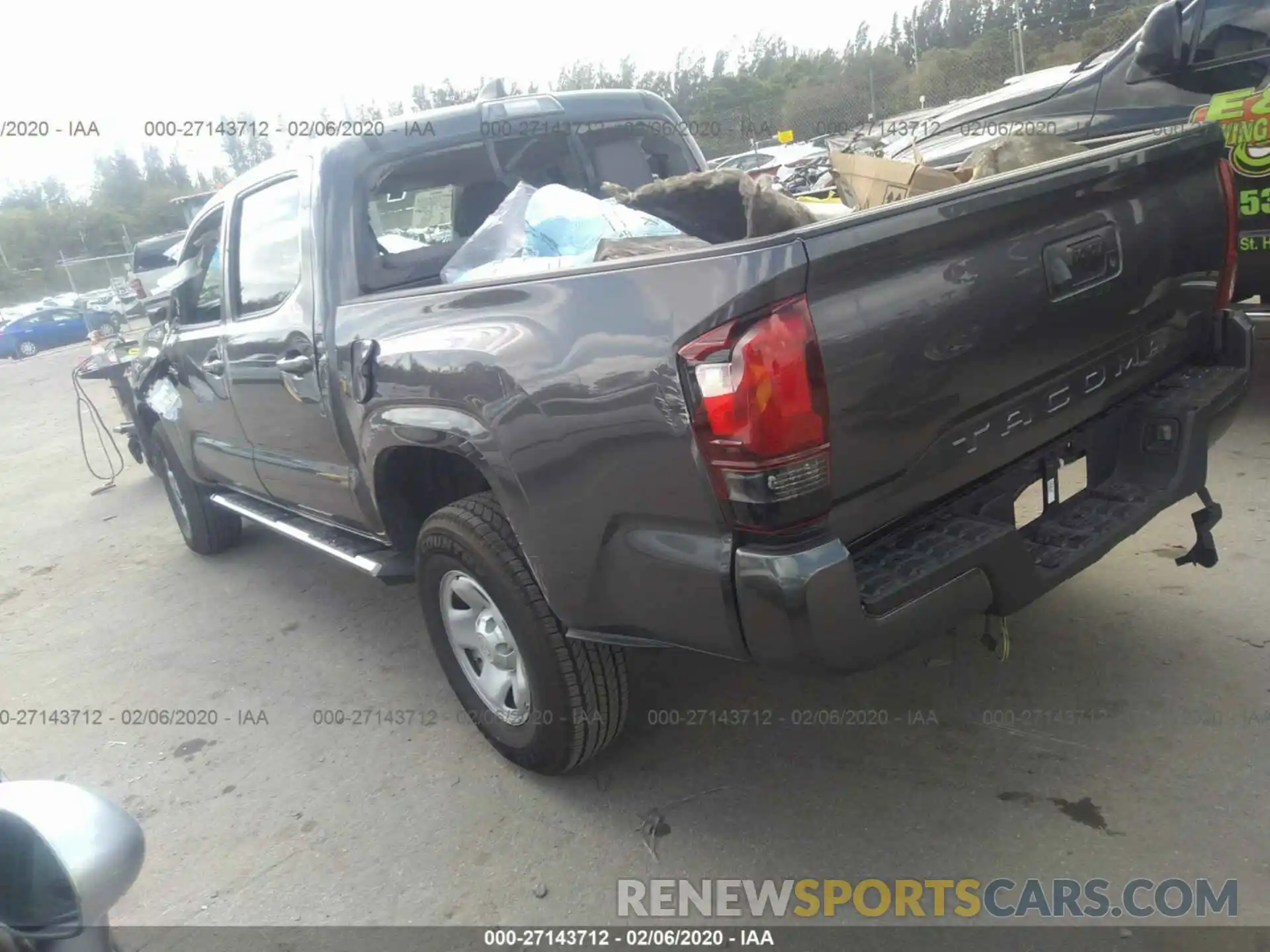 3 Photograph of a damaged car 5TFAX5GN6LX165416 TOYOTA TACOMA 2020