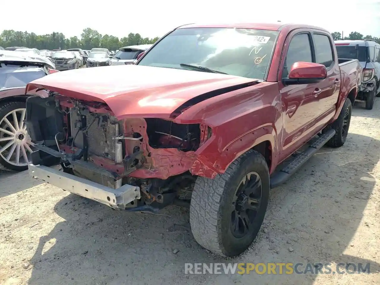 2 Photograph of a damaged car 5TFAX5GN6LX165450 TOYOTA TACOMA 2020