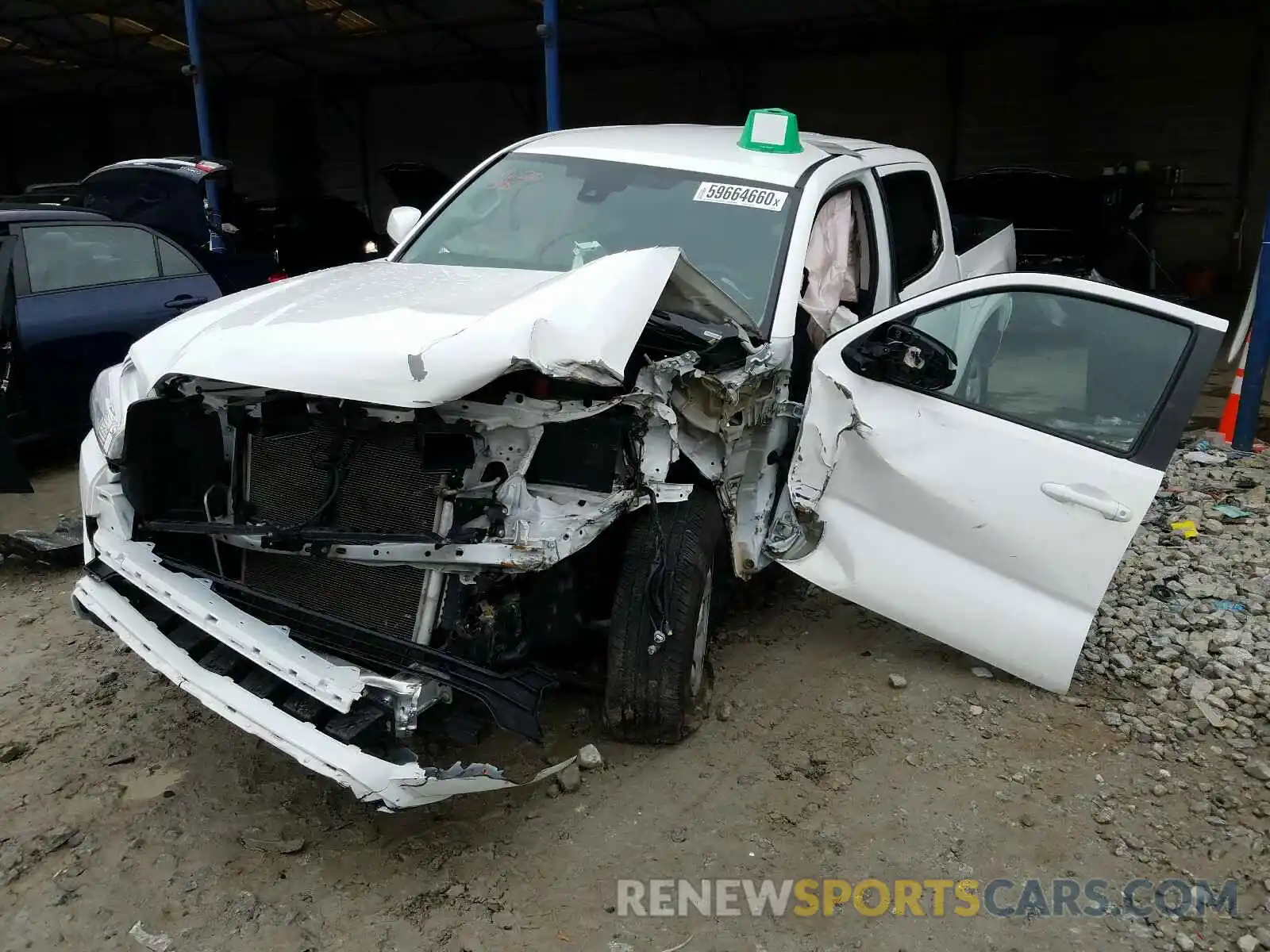 2 Photograph of a damaged car 5TFAX5GN6LX167179 TOYOTA TACOMA 2020