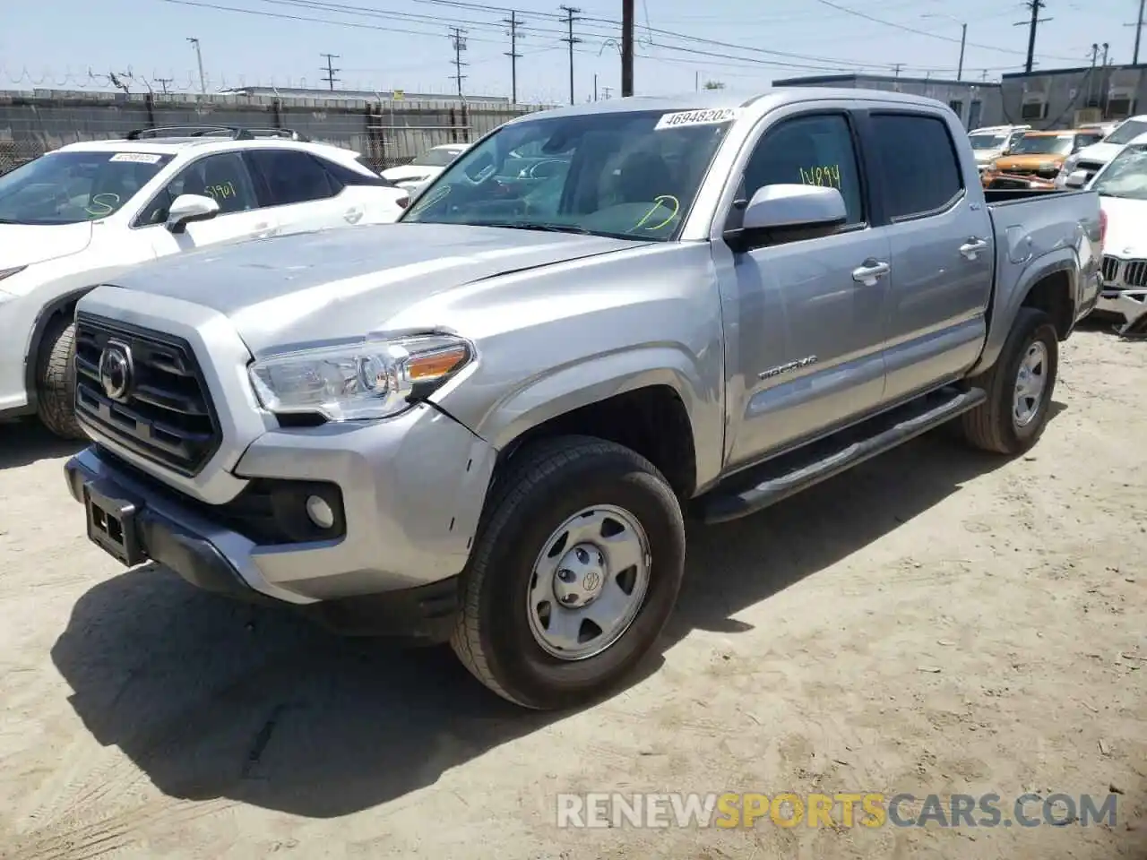 2 Photograph of a damaged car 5TFAX5GN6LX168218 TOYOTA TACOMA 2020