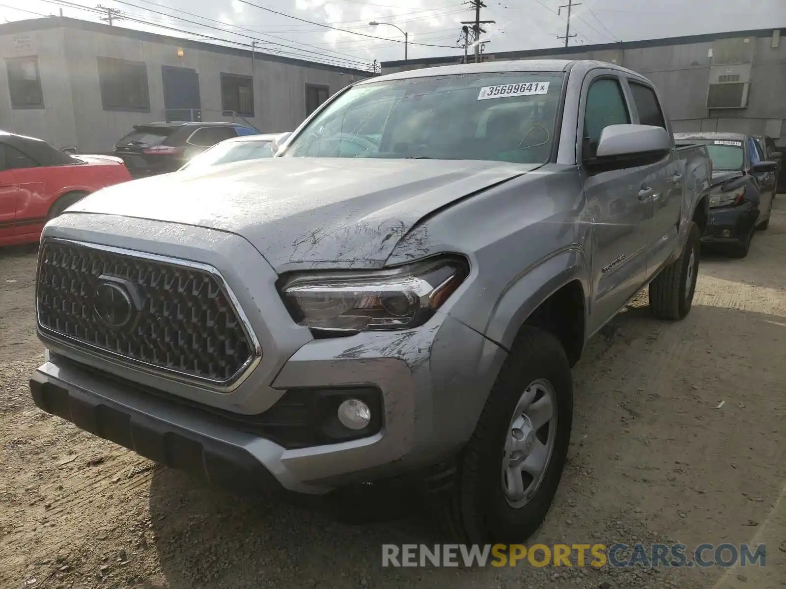 2 Photograph of a damaged car 5TFAX5GN6LX169028 TOYOTA TACOMA 2020